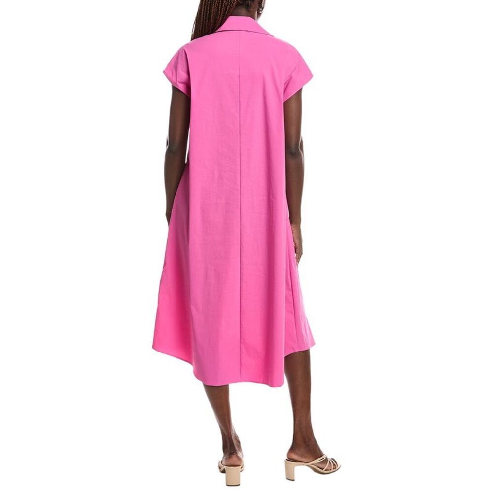 Joseph Ribkoff Womens Solid Midi Dress, Pink - Picture 2 of 3